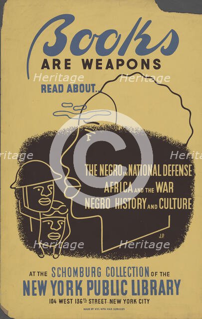 Books Are Weapons, c1935 - 1945. Creator: Unknown.
