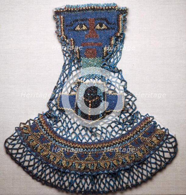 Bead Net Mummy Shroud, Egypt, Late Period, Dynasty 26 (664-525 BCE). Creator: Unknown.