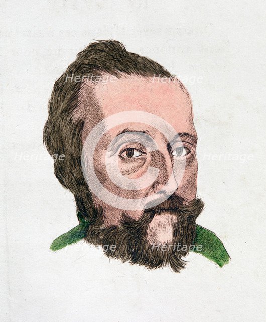 The facial characteristics of a strict, intellegent person, 1808. Artist: Johann Kaspar Lavater