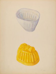 Pottery Molds, 1935/1942. Creator: Joseph Shapiro.