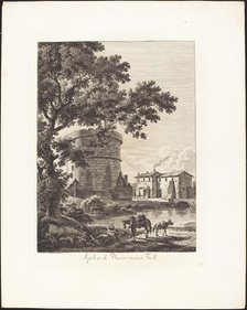Sepolcro di Plauzio vicini a Tivoli, 1795. Creator: Albert Christoph Dies.