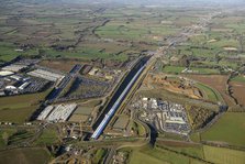 Construction of the Chipping Warden Green Tunnel on the HS2 railway line, West Northants, 2024. Creator: Damian Grady.