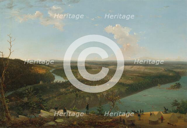 Maryland Heights: Siege of Harpers Ferry, 1863. Creator: William MacLeod.