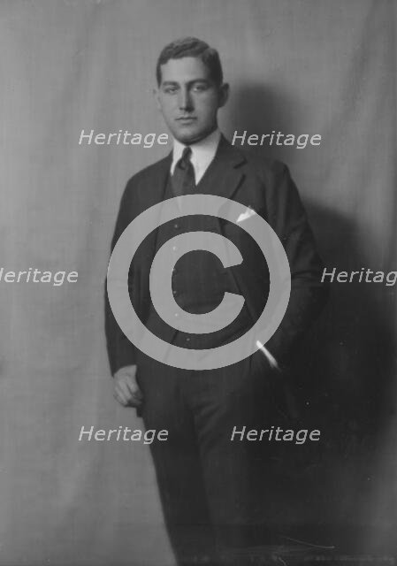 Mr. R. Lorengard, portrait photograph, 1918 Jan. 3. Creator: Arnold Genthe.