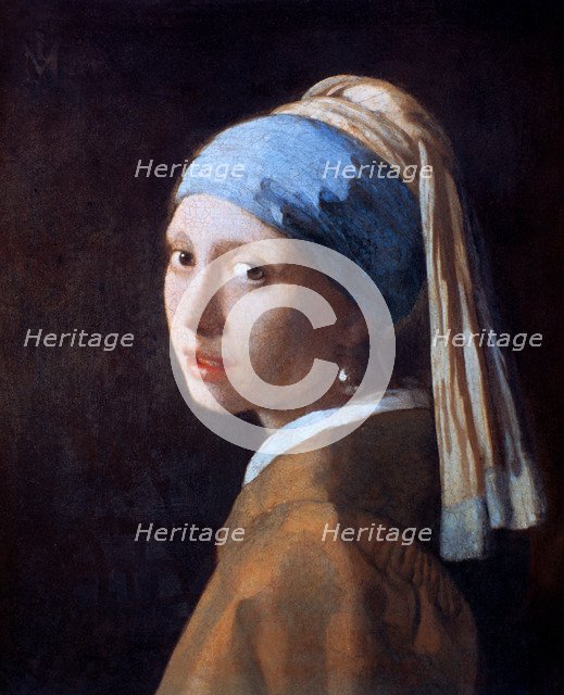 'Girl with a Pearl Earring', c1665. Artist: Jan Vermeer