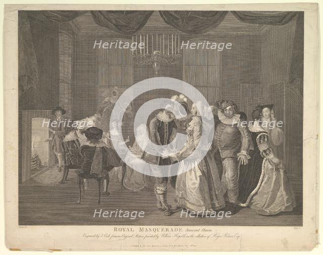 Royal Masquerade Somerset House, October 21, 1805. Creator: Thomas Cook.