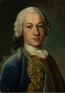 Portrait of Hieronymus Georg von Holzhausen (1726-1755), c1745-1755.  Creator: German (Hessian?) Master around 1750.