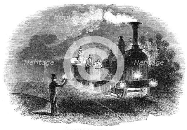 Express train with the mail signals, 1844. Creator: Unknown.