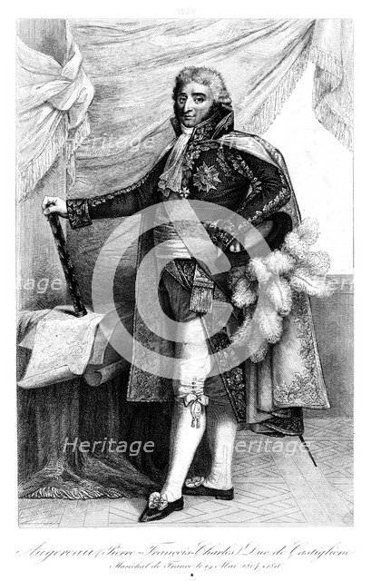 Pierre Augereau (1757-1816), duc de Castiglione, 1839.Artist: Francois Pigeot