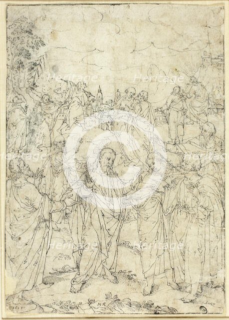 Christ and the Apostles, c. 1625. Creator: Johann Mathias Kager.