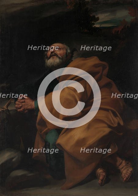 The Tears of Saint Peter, ca. 1612-13. Creator: Jusepe de Ribera.