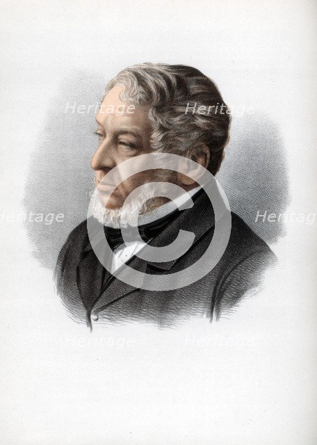 Nathan Rothschild, 1st Baron Rothschild, British banker and politician, c1890.Artist: Cassell, Petter & Galpin