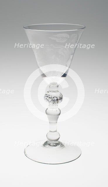 Wine Glass, England, 1749. Creator: Unknown.