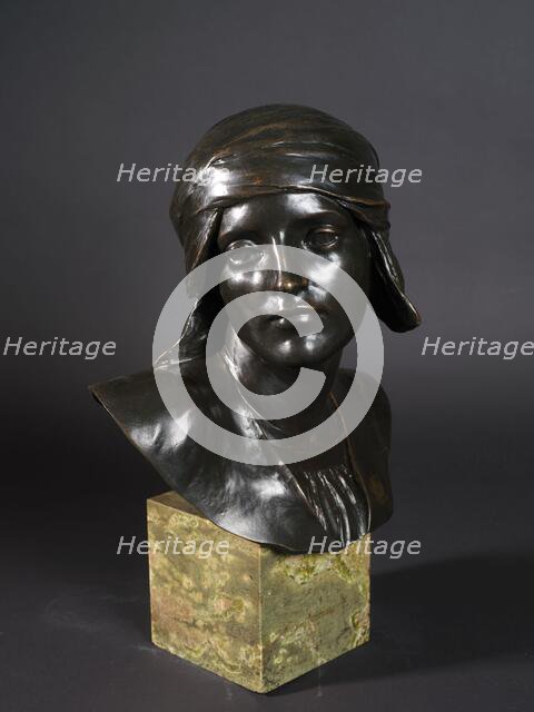 Head of a Boy, 1897-1907. Creator: Thomas Brock.