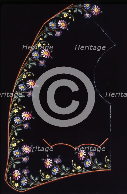 Waistcoat Design, England, 1830s/40s. Creator: Unknown.