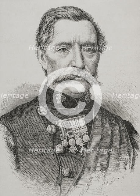 Robert Napier (1810-1890), 1st Baron Napier, British field marshal, 1878. Creator: Andrés Ovejero.