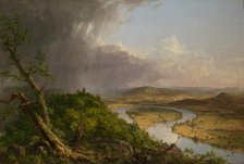 View from Mount Holyoke, Northampton, Massachusetts, after a Thunderstorm - The Oxbow, 1836. Creator: Thomas Cole.