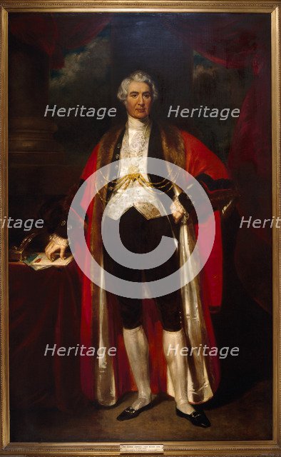 Sir George Carroll, Sheriff 1837-8.   Artist: John Wood