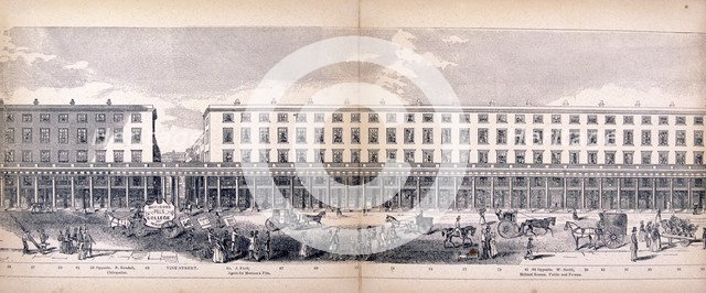 Panorama of London, 1849. Artist: George C Leighton