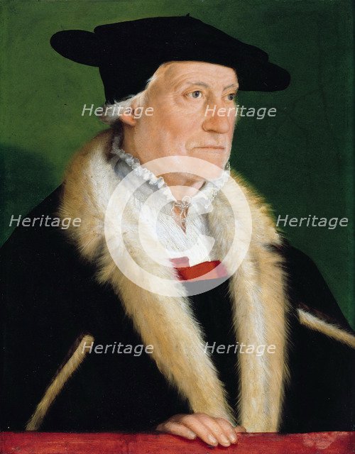 Portrait of the cosmographer Sebastian Münster (1489-1552), c. 1550. Artist: Amberger, Christoph (ca. 1500-1562)