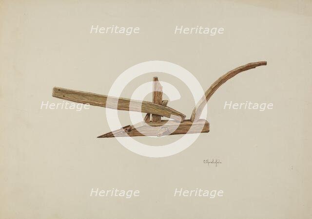Plow, c. 1941. Creator: Cornelius Christoffels.