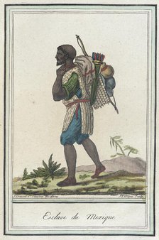 Costumes de Différents Pays, 'Esclave du Mexique', c1797. Creator: Jacques Grasset de Saint-Sauveur.
