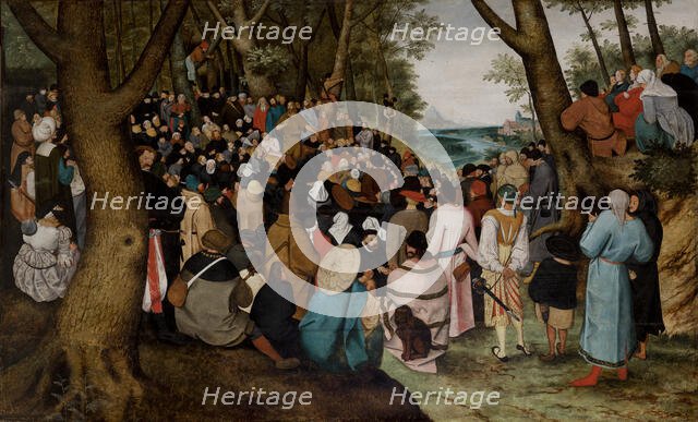 Sermon of Saint John the Baptist, between 1605-1615. Creator: Pieter Brueghel the Younger.