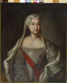 Portrait of Princess Anna Leopoldovna (1718-1746), tsar's Ivan VI mother, Second Half of 18th cen. Creator: Anonymous.