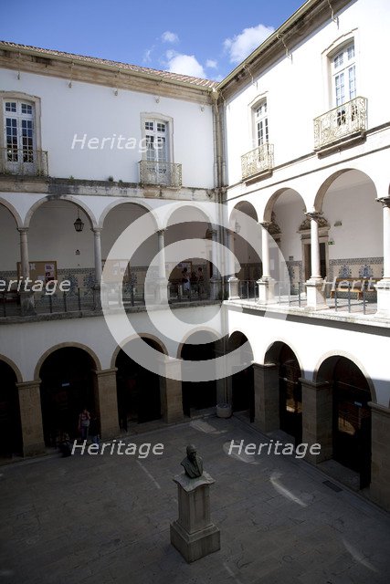 Arcaded courtyard, University of Coimbra, Portugal, 2009. Artist: Samuel Magal