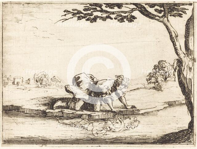 Narcissus Looking in the Water, 1628. Creator: Jacques Callot.