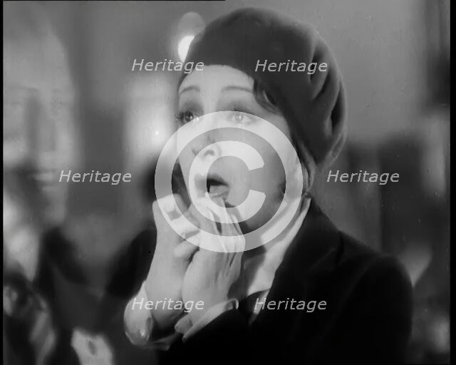 Scene from the Film 'The Informer':  Lya De Putti is Crying, 1920s. Creator: British Pathe Ltd.