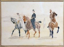 'Riders', 1880s.  Artist: Henri de Toulouse-Lautrec