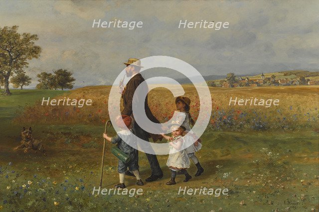 Sunday Promenade, 1889.