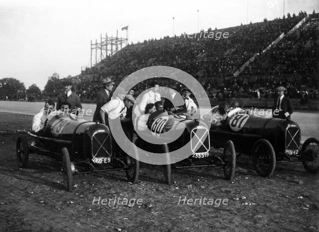 Salmson's victorious team at Montlhery's first meeting 1924. Creator: Unknown.