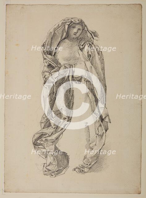 Charity - Drapery Study, 1867. Creator: Sir Edward Coley Burne-Jones.
