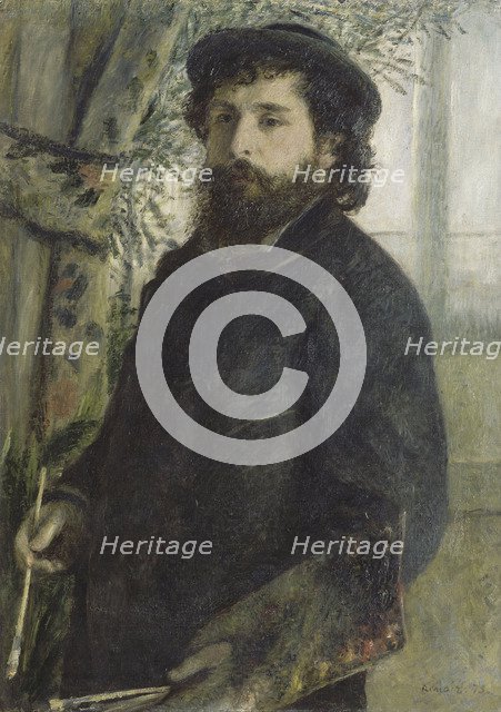 Portrait of Claude Monet, 1875. Artist: Renoir, Pierre Auguste (1841-1919)
