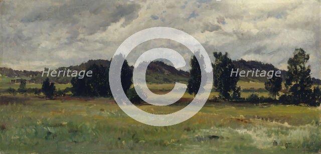 Landscape from Tuulos, 1877. Creator: Hjalmar Munsterhjelm.