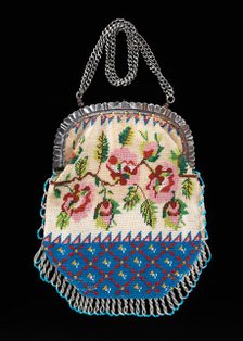 Bag, American, third quarter 19th century. Creator: Unknown.