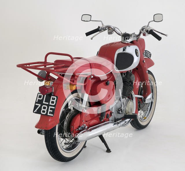 1967 Honda C77 motorcycle. Creator: Unknown.