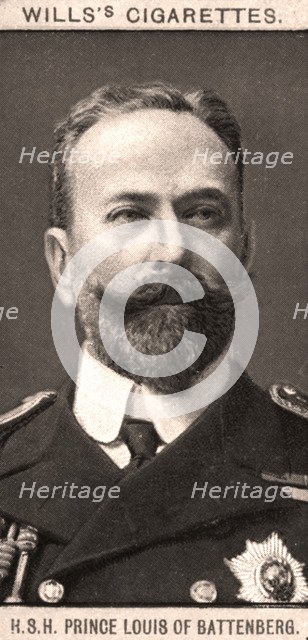 H.S.H Prince Louis of Battenberg, 1908. Creator: WD & HO Wills.