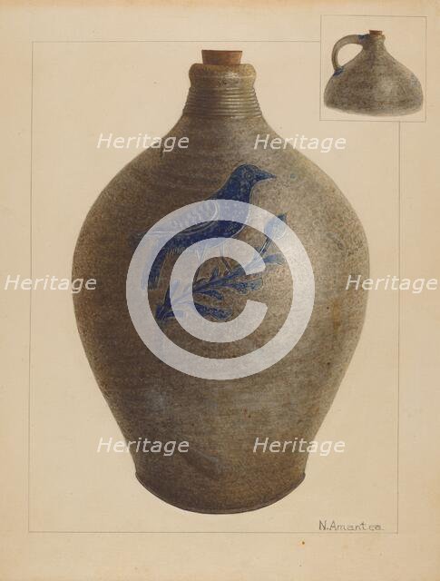 Jug, c. 1936. Creator: Nicholas Amantea.
