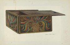 Wood Box, c. 1953. Creator: Betty Jean Davis.