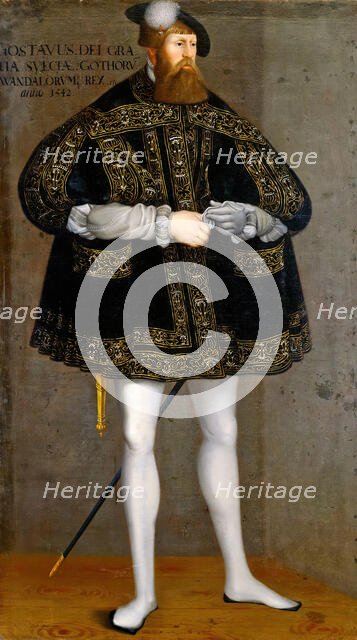 Gustav I, 1497-1560, King of Sweden, 1666. Creator: David Frumerie.