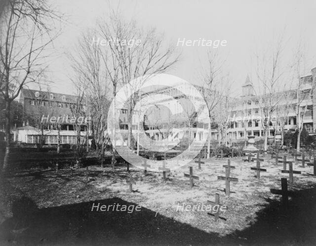 Exterior view of Georgetown Visitation Preparatory School..., Washington DC, c1890 - 1910. Creator: Frances Benjamin Johnston.