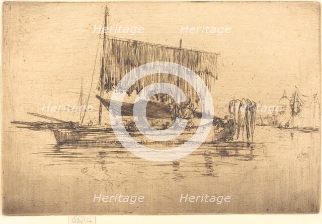 Fishing-Boat, 1880. Creator: James Abbott McNeill Whistler.