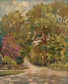 Spring in Petrzalka, 1921. Creator: Gustav Mally.