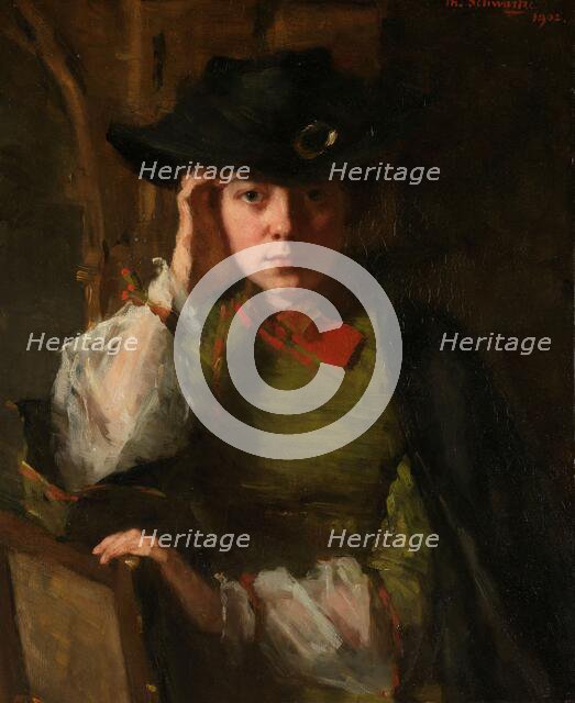 Portrait of Lizzy Ansingh, 1902. Creator: Thérèse Schwartze.