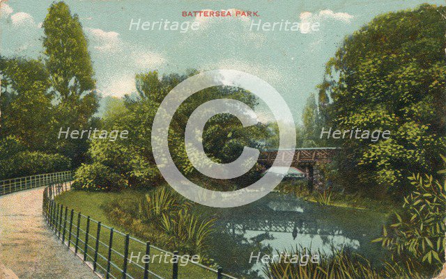 'Battersea Park', c1909. Artist: Unknown.