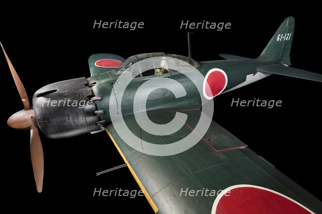 Mitsubishi A6M5 Reisen (Zero Fighter) Model 52 ZEKE, 1943. Creator: Nakajima Aircraft Company.