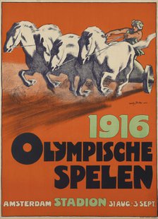 1916 Summer Olympics, 1916. Creator: Sluiter, Jan Willem (1873-1949).